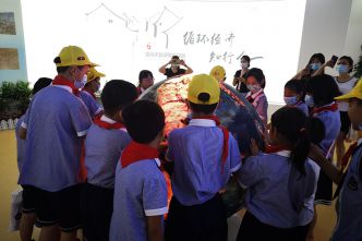 20200717皋埠街道中心小學學生來司進行暑期實踐活動